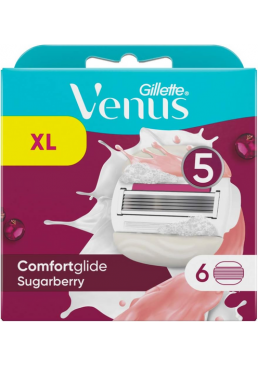 Змінні картриджі для гоління Gillette Venus ComfortGlide Sugarberry, 6 шт